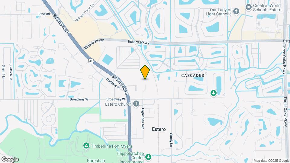 Downtown Estero Apartments Map and Location Details