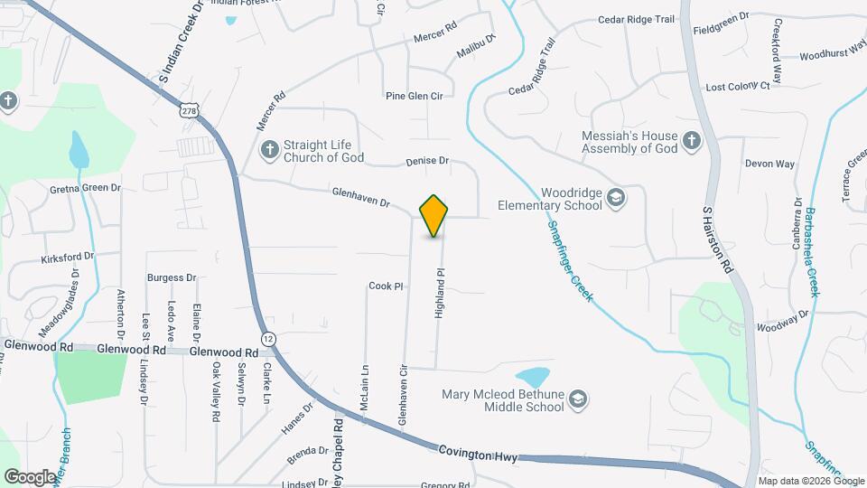 1715 Highland Pl Map and Location Details