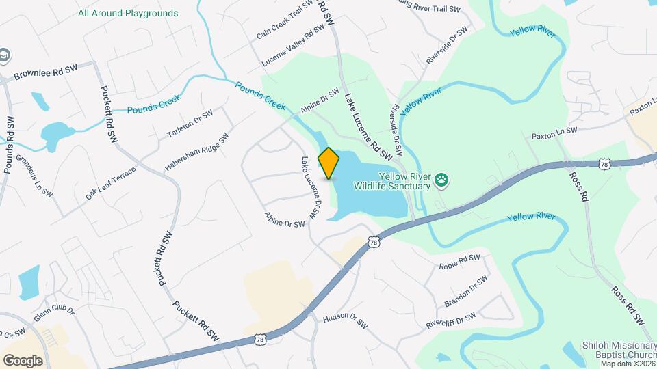 1932 Lake Lucerne Dr SW Map and Location Details