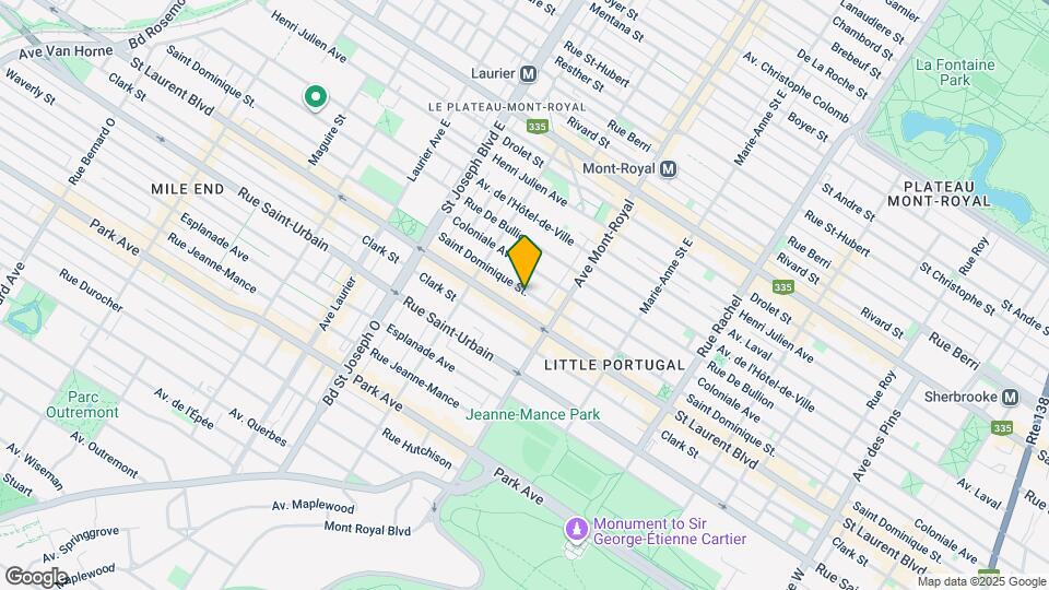 4570-4580 Rue Saint-Dominique Map and Location Details