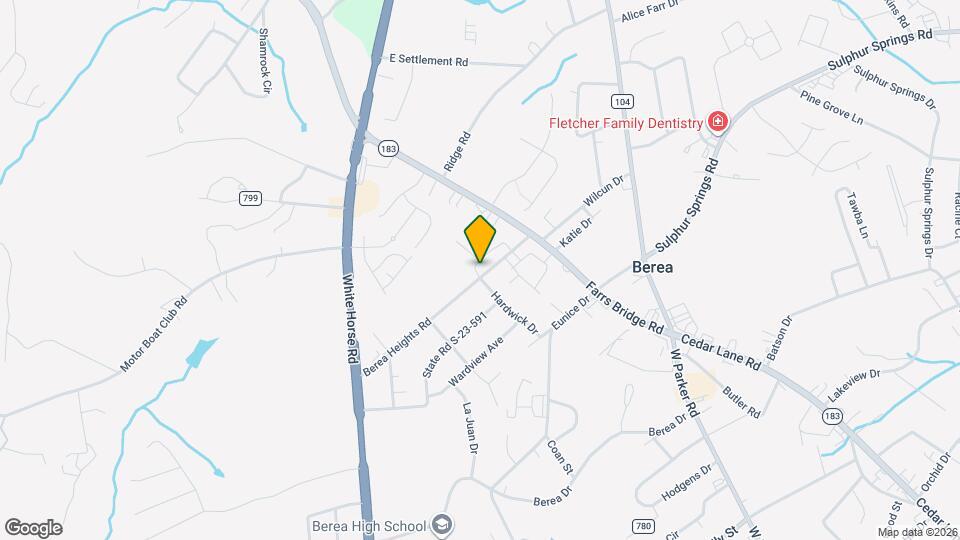 Berea Heights Townhomes Map and Location Details