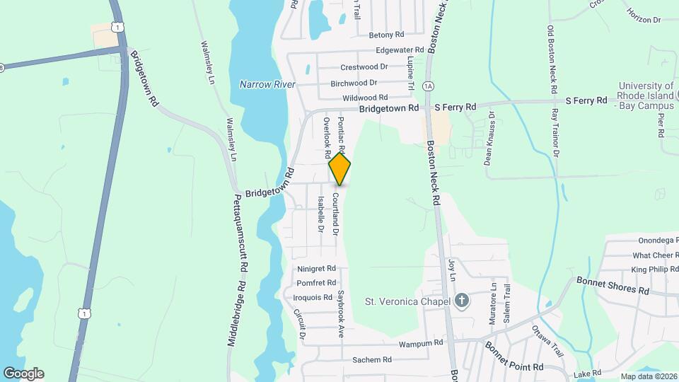 6 Courtland Dr Mapa y Detalles de la Ubicación