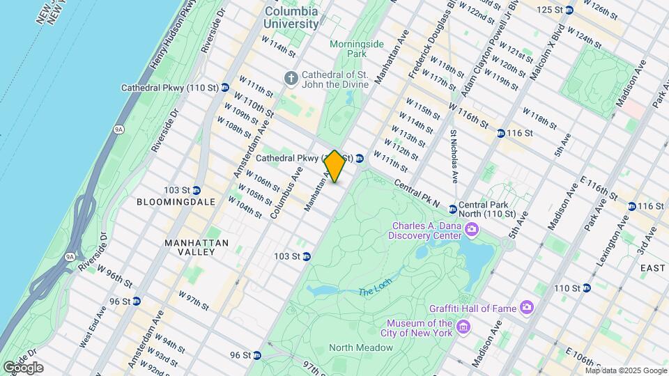 8-10 W 108th St Mapa y Detalles de la Ubicación