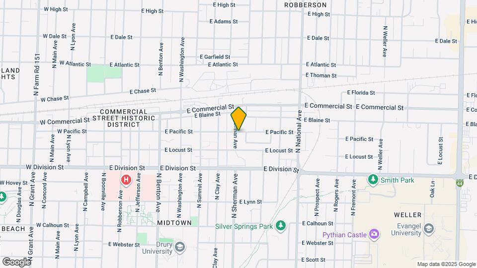 1636 N Sherman Ave Map and Location Details