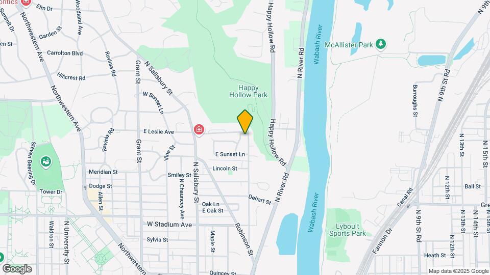 1104 Riverton Dr Map and Location Details