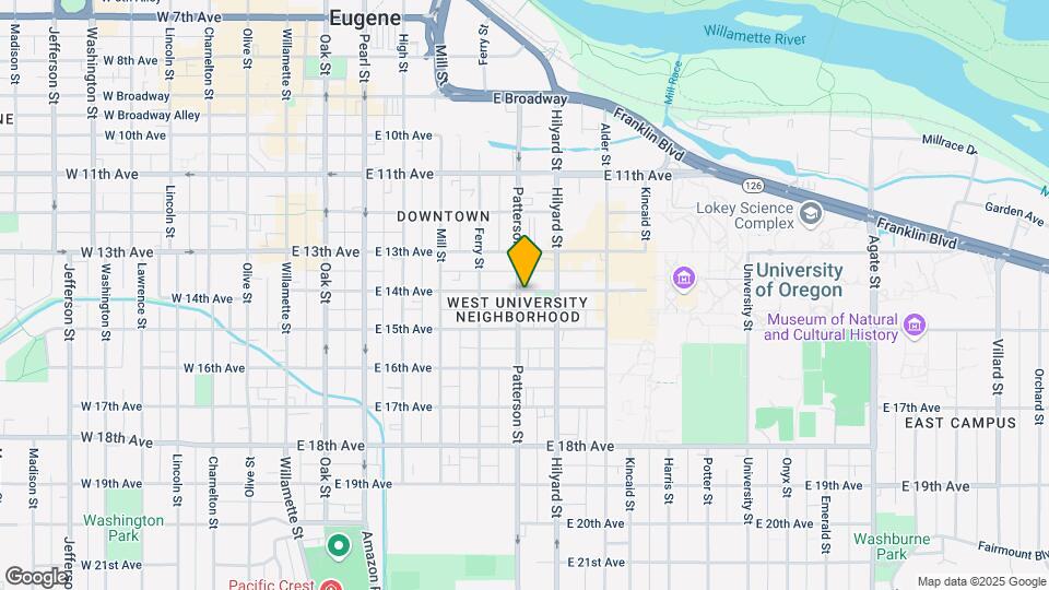 610 E 14th Ave Map and Location Details