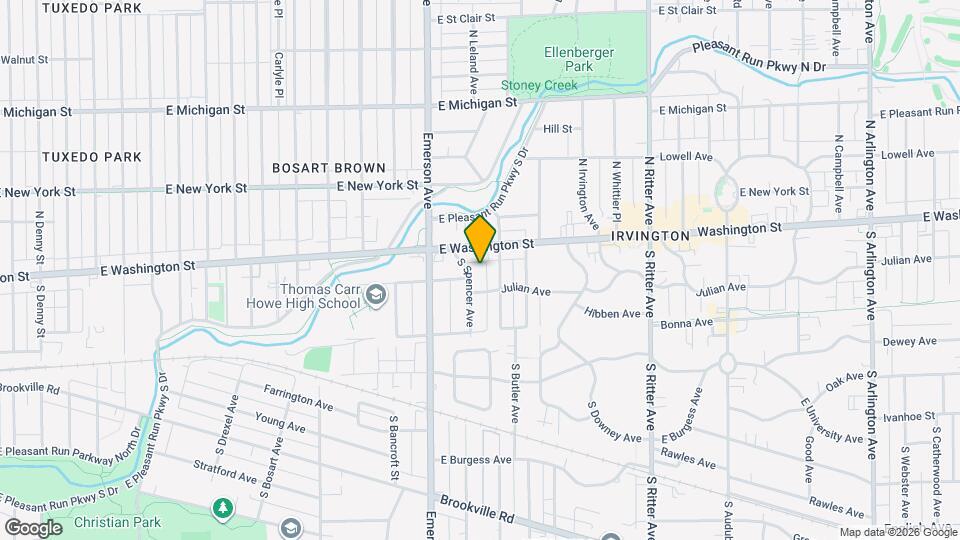 23 S Spencer Ave Map and Location Details