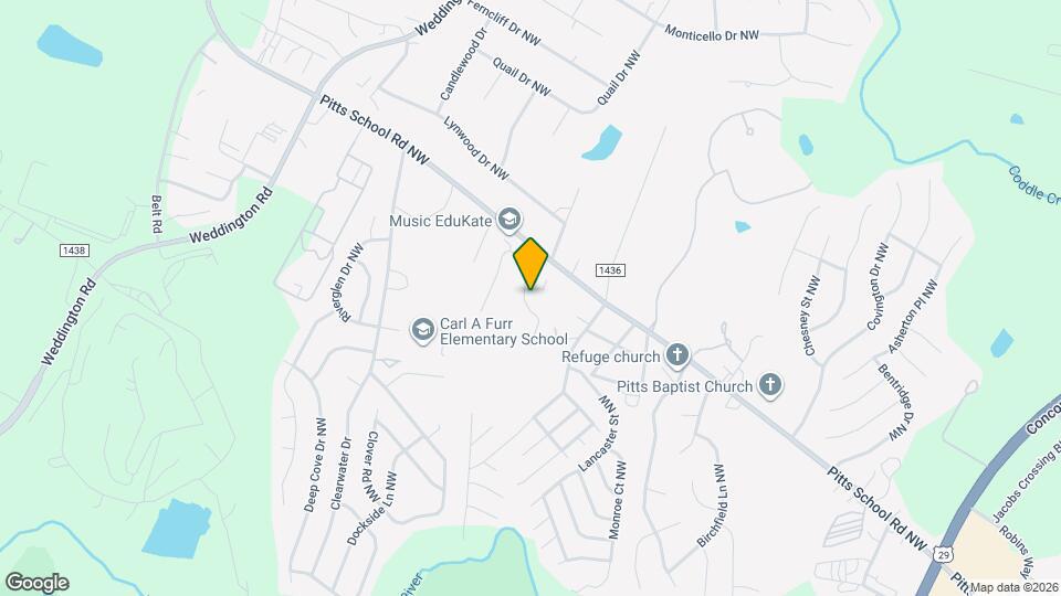 2595 Brackley Pl NW Map and Location Details