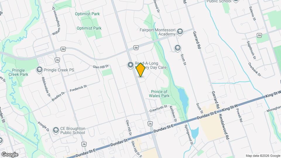 83 Thickson Rd Map and Location Details