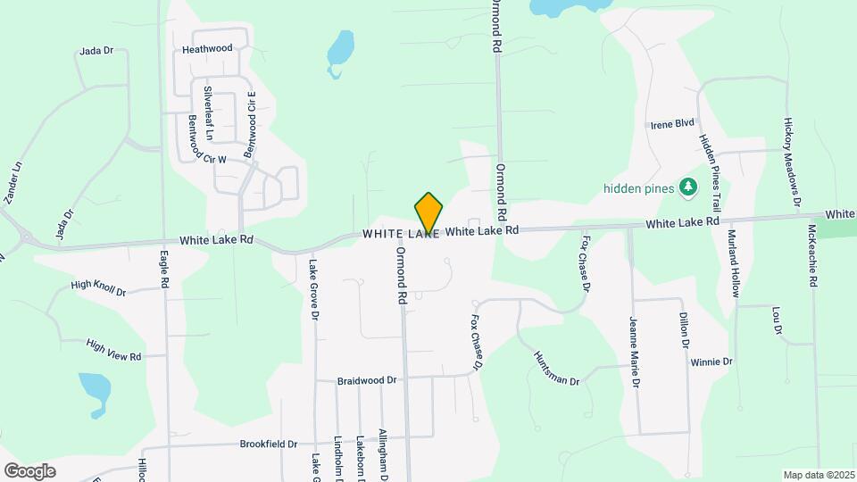 4610 White Lake Rd Map and Location Details