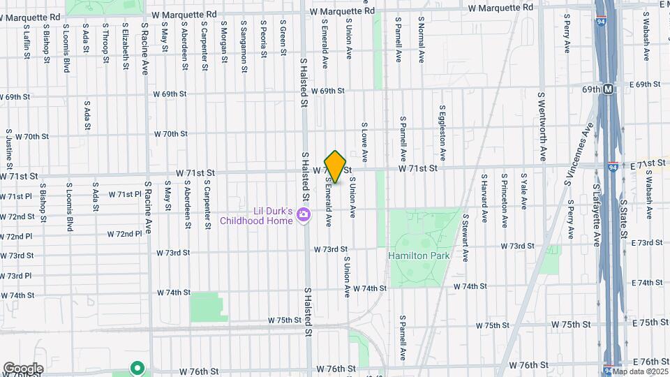 7131 S Emerald Ave Mapa y Detalles de la Ubicación