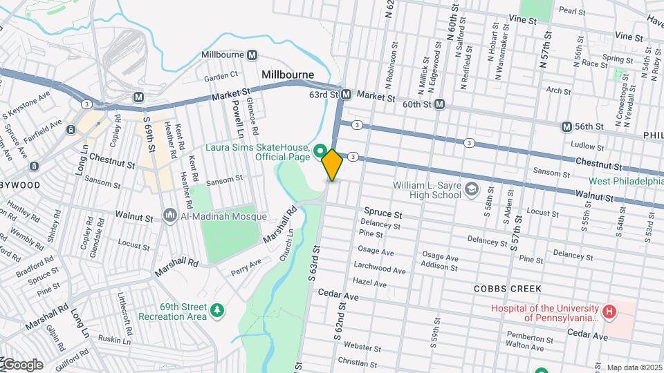 261 S 63rd St Map and Location Details