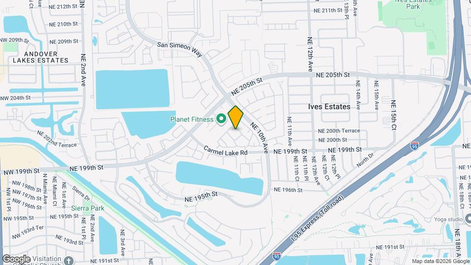 823 NE 199th St Map and Location Details