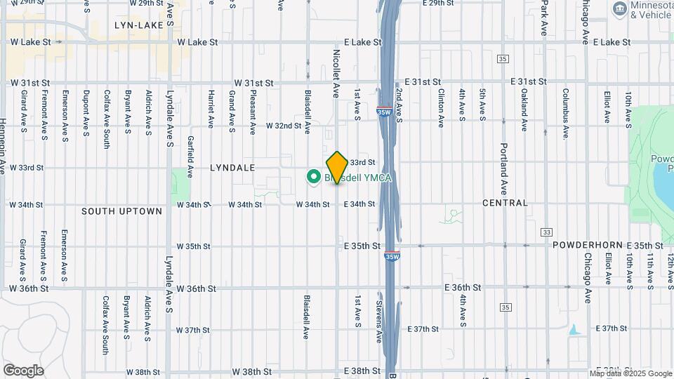 3333 Nicollet Ave Map and Location Details