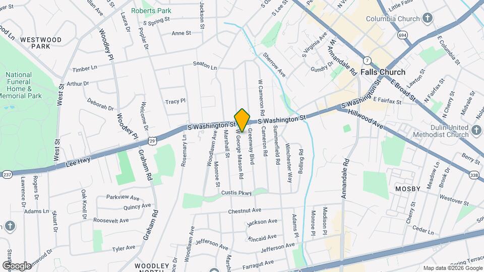 2759 W George Mason Rd Map and Location Details