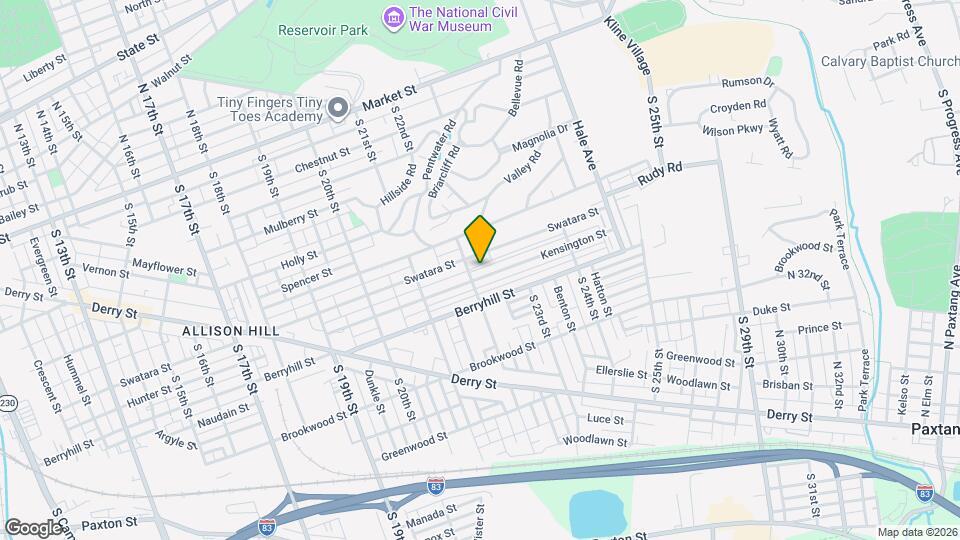 2210 Kensington St Map and Location Details