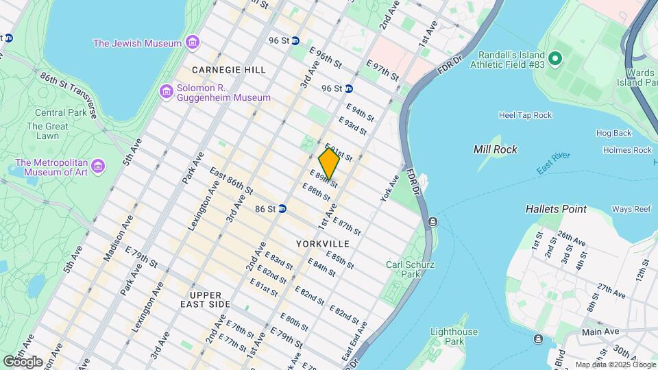 346 E 89th St Mapa y Detalles de la Ubicación