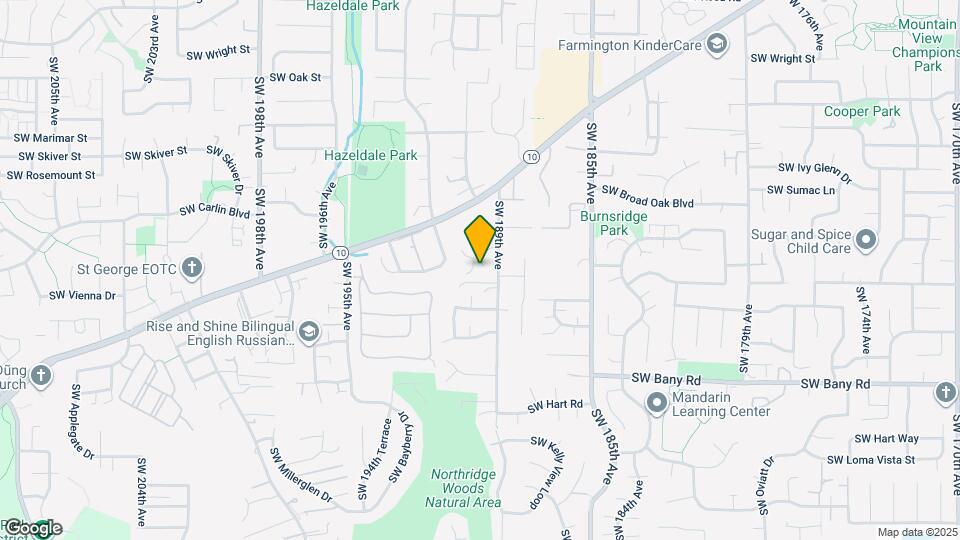 19000 SW Rosedale Ct Map and Location Details