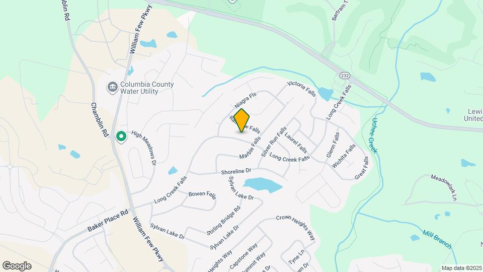 1904 Long Creek Falls Map and Location Details