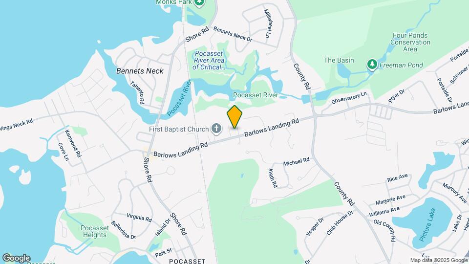 280 Barlows Landing Rd Map and Location Details