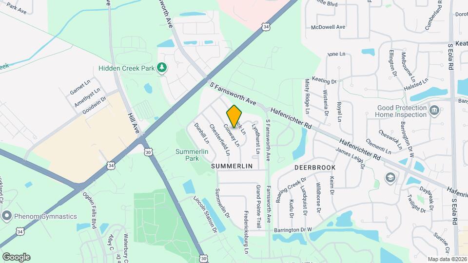 1998 Conway Ln Map and Location Details