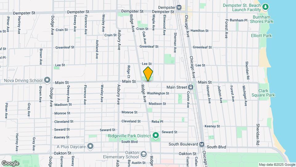 843-849 Ridge Ave Mapa y Detalles de la Ubicación