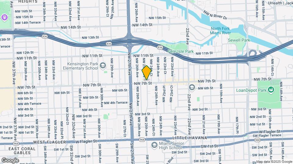 2489 NW 7th St Map and Location Details
