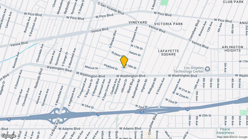 4567 Pickford St Map and Location Details