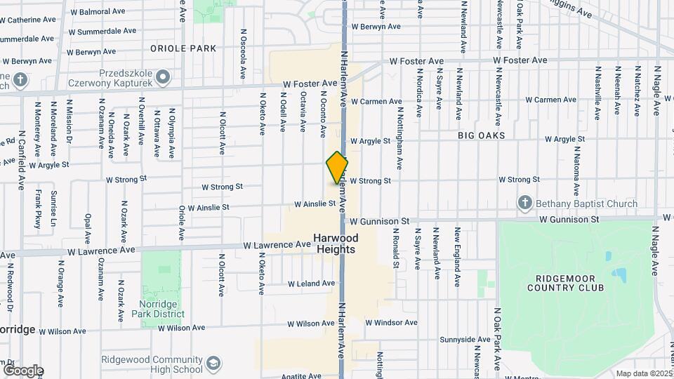 4916 N Harlem Ave Map and Location Details