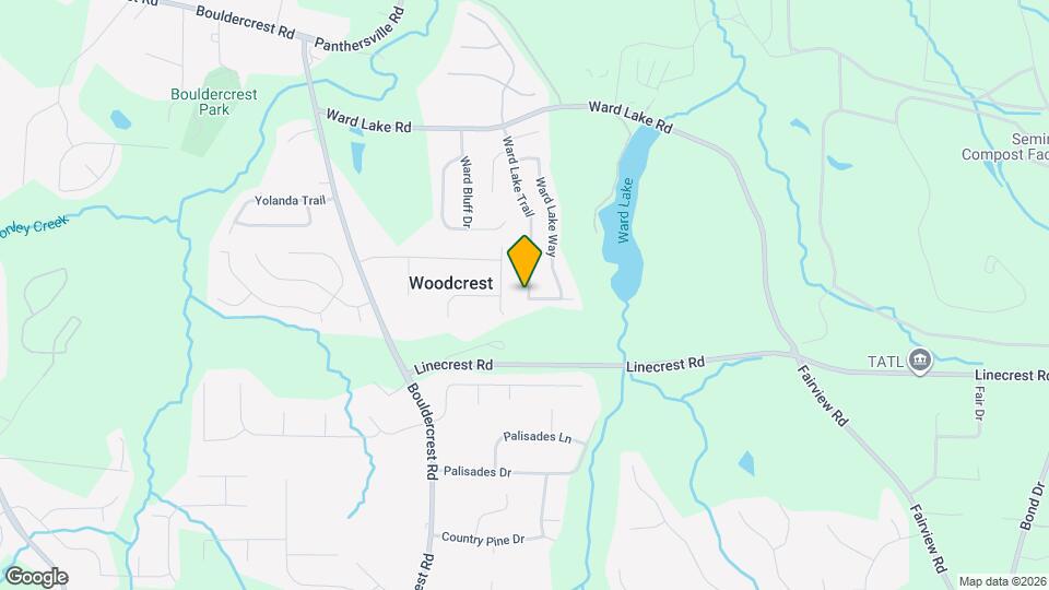 4153 Ward Lake Trail Mapa y Detalles de la Ubicación