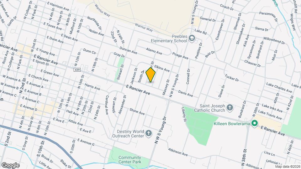 1103 Jacqueline St Map and Location Details