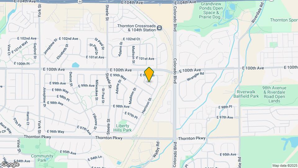 9927 Garfield Ct Map and Location Details
