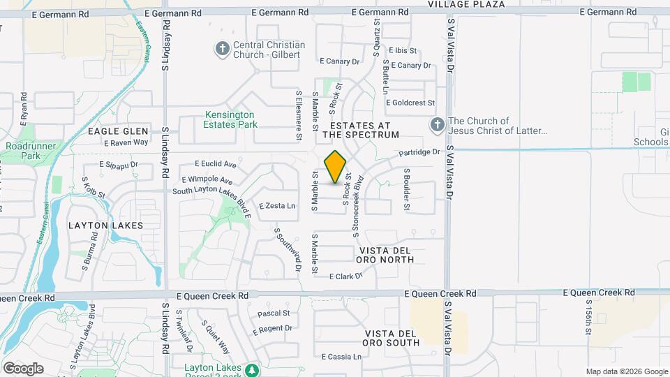 1277 E Birdland Dr Map and Location Details