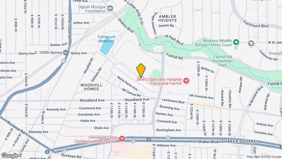 11322 Woodstock Ave Mapa y Detalles de la Ubicación