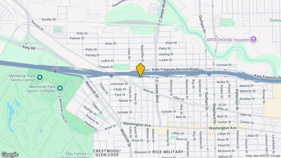 1841 Radcliffe St Map and Location Details