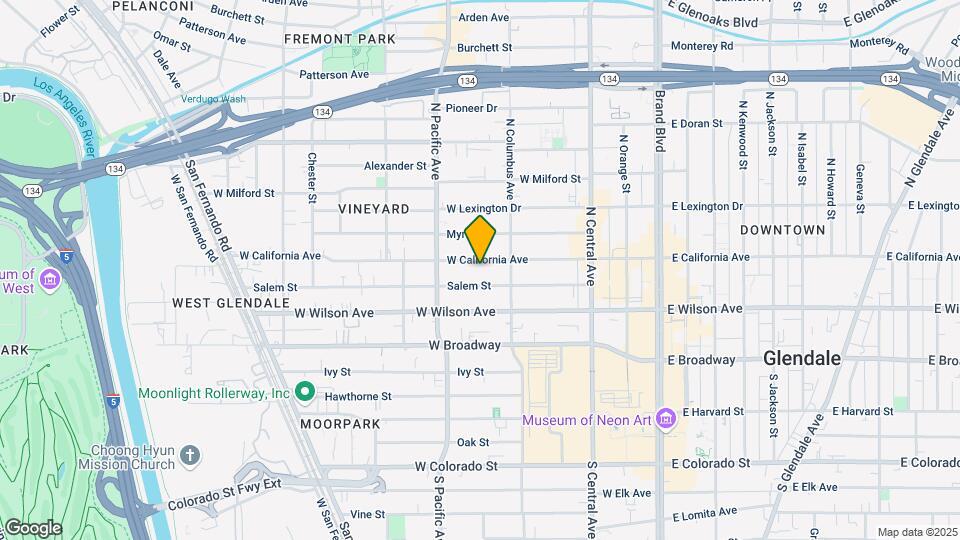 428A W California Ave Mapa y Detalles de la Ubicación