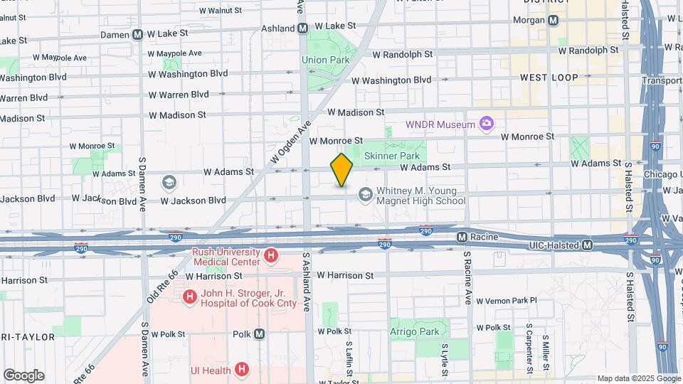 1504 W Jackson Blvd Map and Location Details