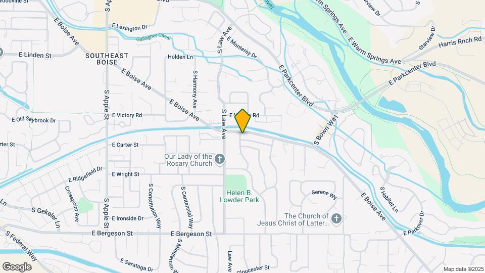 1723 E Boise Ave Map and Location Details