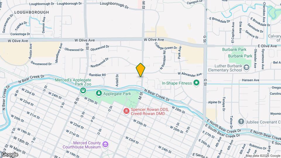 2855 M St, Unit NA Map and Location Details