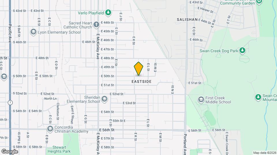 1106 E 50th St Map and Location Details