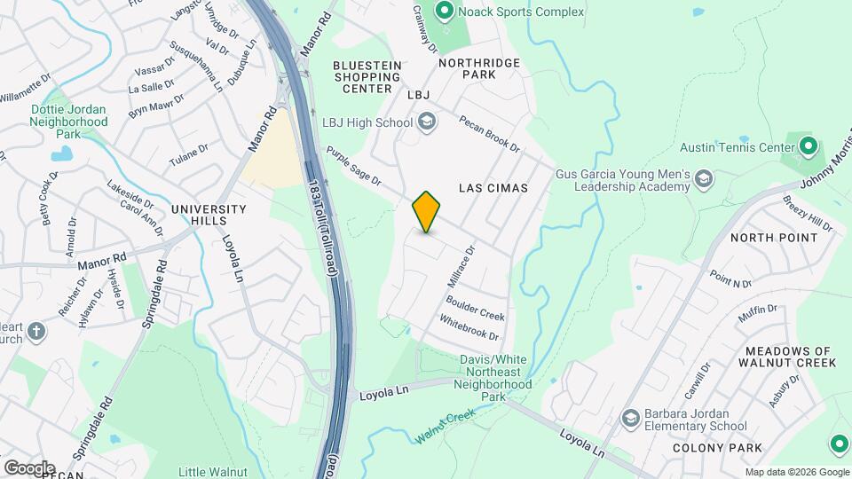 5425 Durango Pass Map and Location Details