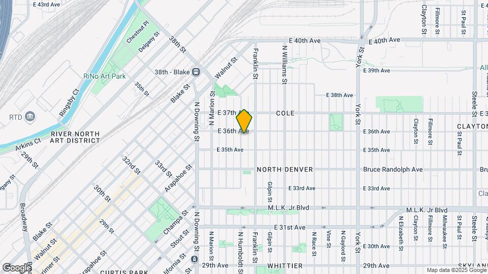 3546 N Humboldt St Map and Location Details
