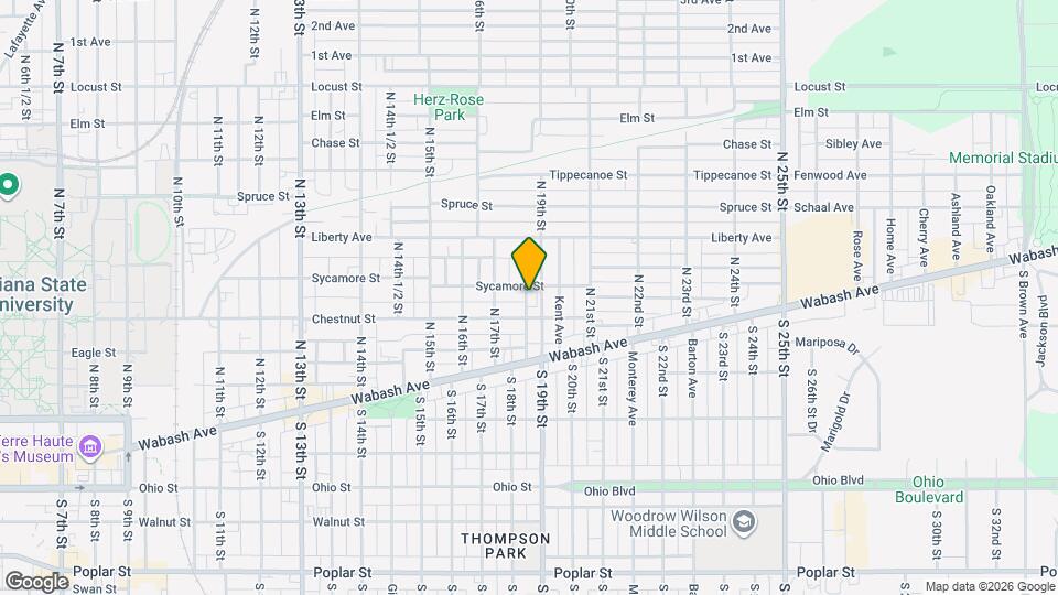 275 N 18th St Map and Location Details