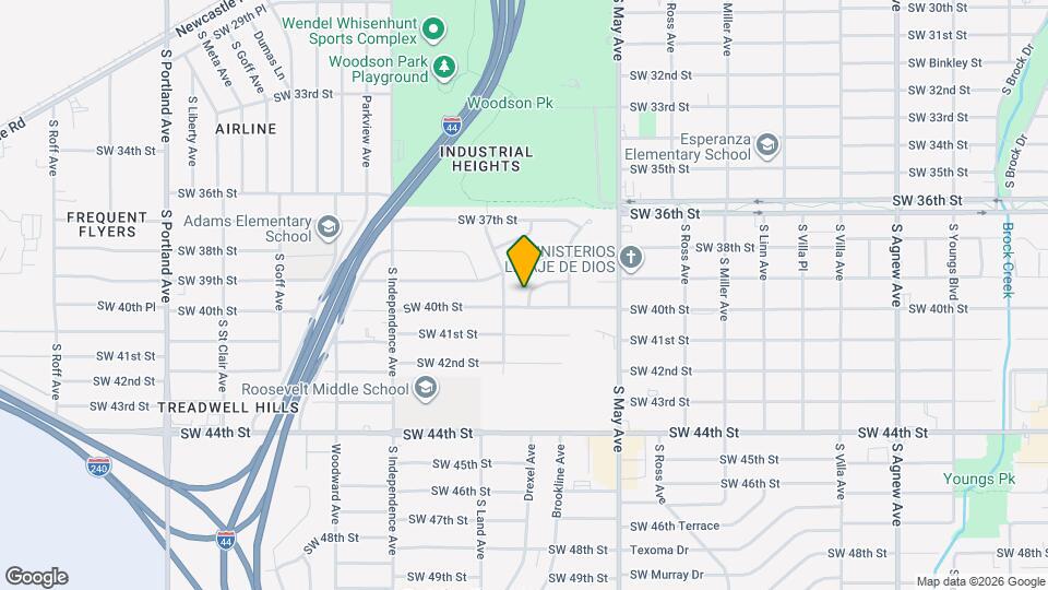 3041 SW 40th Pl Map and Location Details