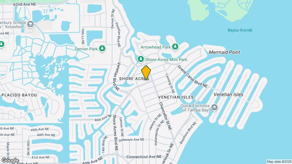 1755 Shore Acres Blvd NE Map and Location Details