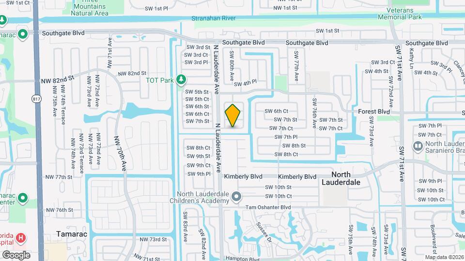 7966 SW 7th Ct Mapa y Detalles de la Ubicación