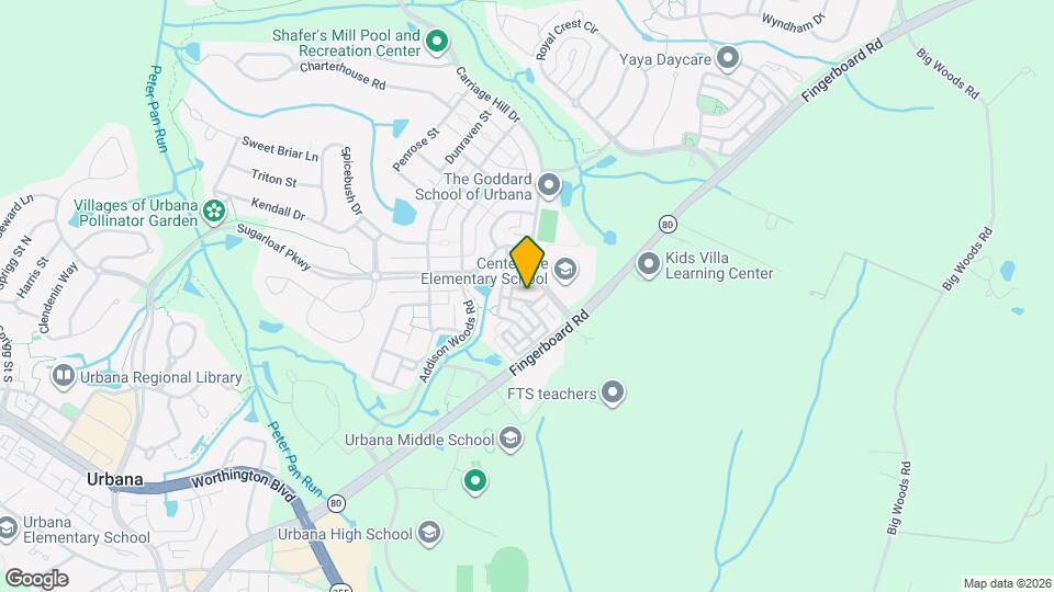 9526 Hyde Pl Map and Location Details