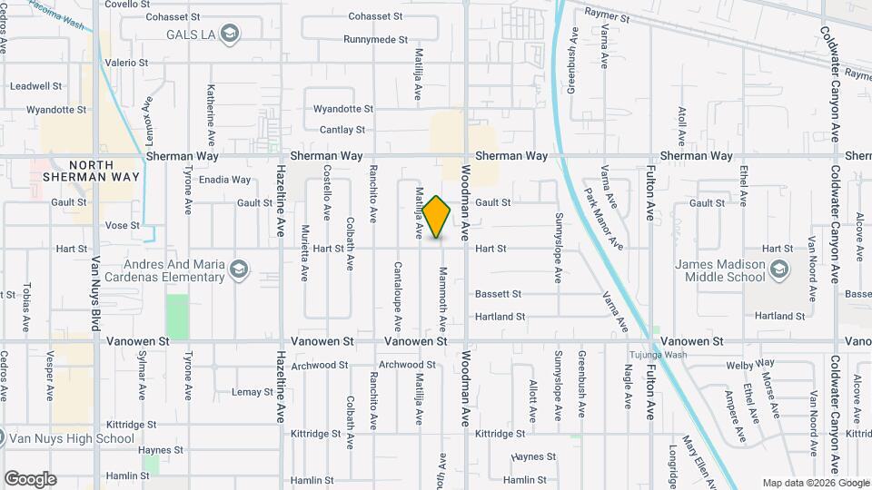 7001 Mammoth Ave Mapa y Detalles de la Ubicación