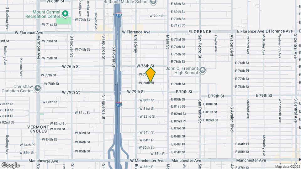 204 W 78th St Mapa y Detalles de la Ubicación