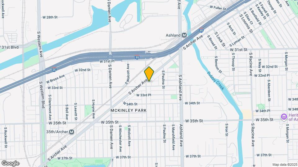 3259 S Wood St Map and Location Details